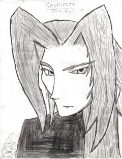 Drawing of Sephiroth